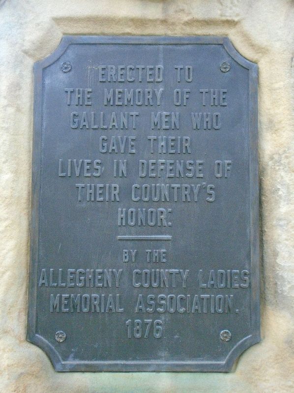 Civil War Memorial Dedication image. Click for full size.
