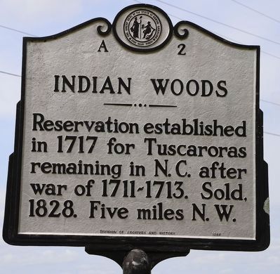 Indian Woods Marker image. Click for full size.