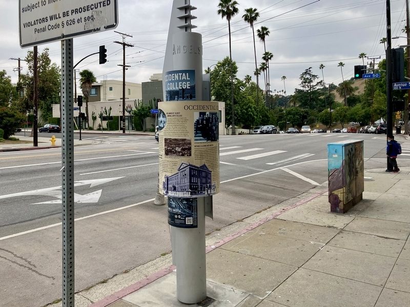 Occidental College Marker image. Click for full size.
