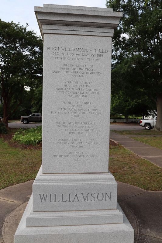 Williamson Monument (side 4) image. Click for full size.