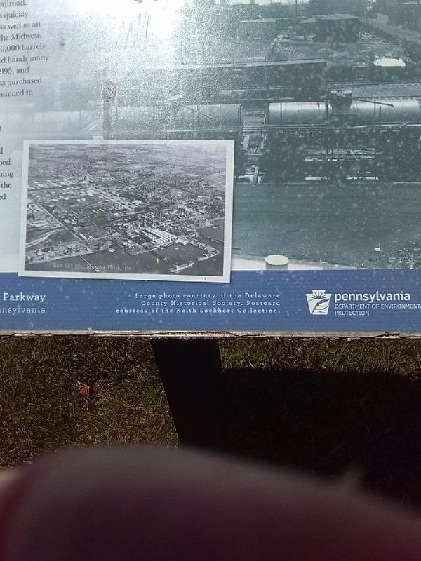 The Refining Industry along the Delaware River Marker image. Click for full size.