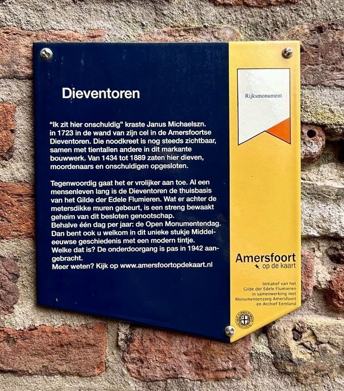 Dieventoren / Thieves Tower Marker image. Click for full size.