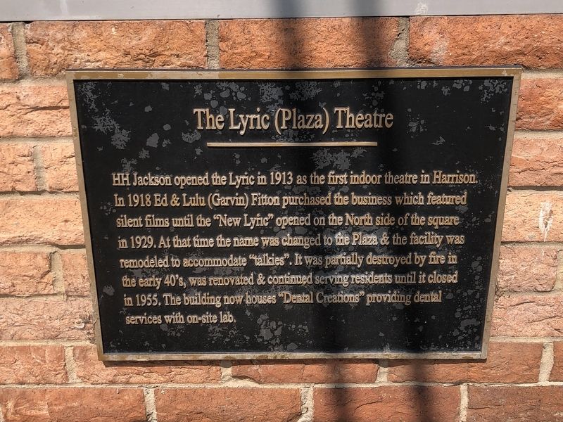 The Lyric (Plaza) Theatre Marker image. Click for full size.
