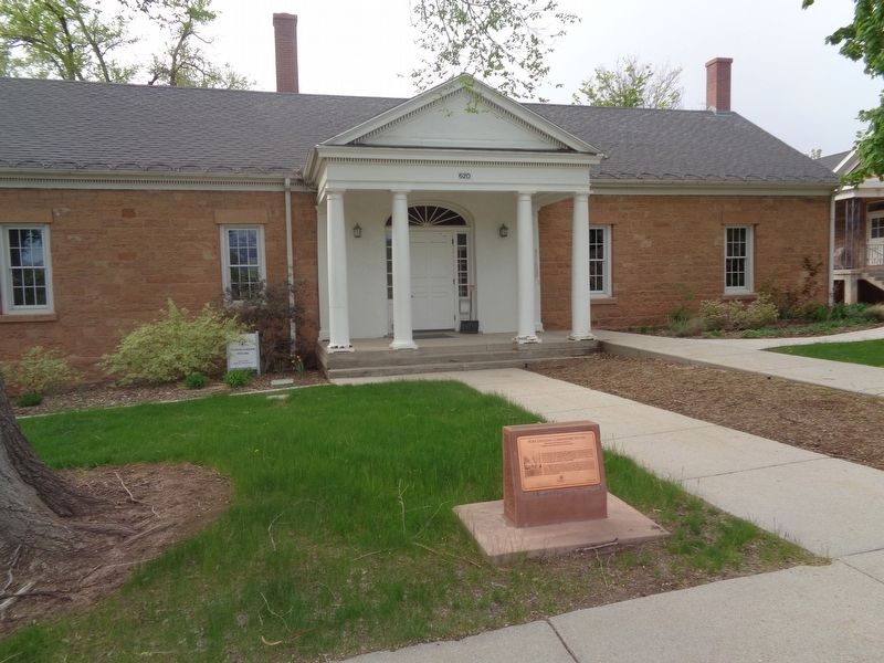 Fort Douglas Commanders House Marker. Click for full size. Fort Douglas Commanders House Marker image. Click for full size.