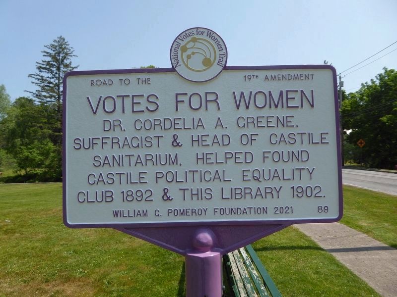 Votes for Women Marker image. Click for full size.