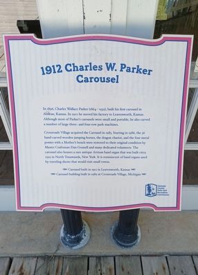 1912 Charles W. Parker Carousel Marker image. Click for full size.