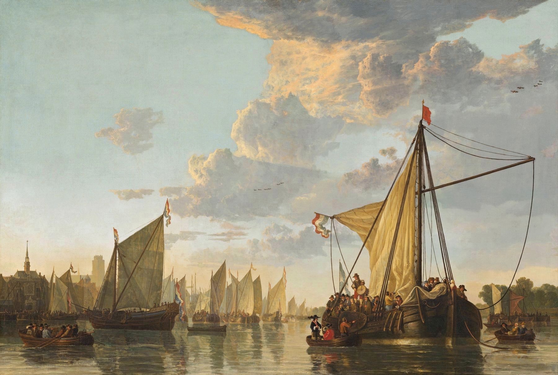 The Maas at Dordrecht. Click for full size. The Maas at Dordrecht image. Click for full size.