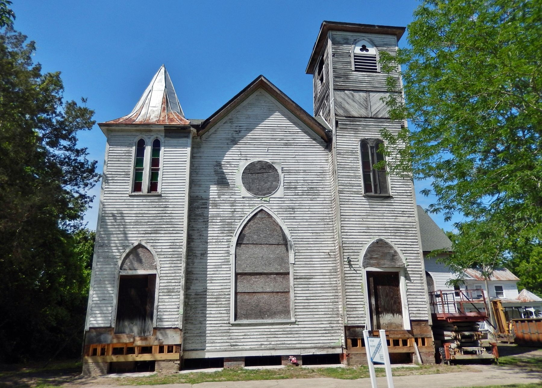 1897 Kadesh A.M.E. Zion Church (<i>east elevation</i>) image. Click for full size.