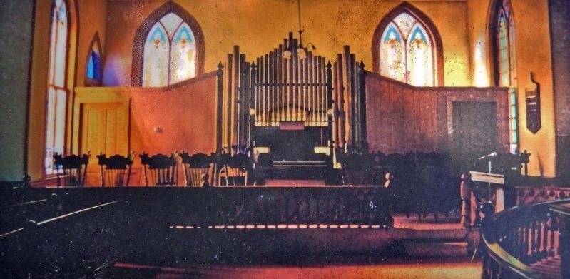 Marker detail: Church Interior image. Click for full size.