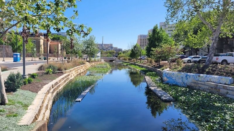 The view of the San Pedro Creek. Click for full size. The view of the San Pedro Creek image. Click for full size.
