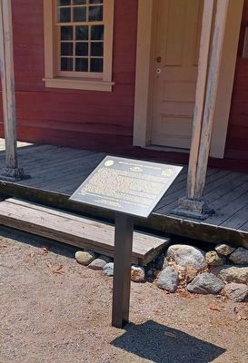 Schoolhouse Marker. Click for full size. Schoolhouse Marker image. Click for full size.
