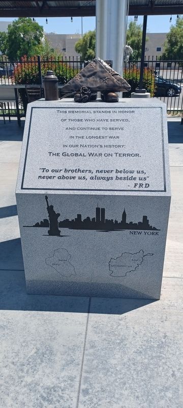 The Global War On Terror Marker image. Click for full size.