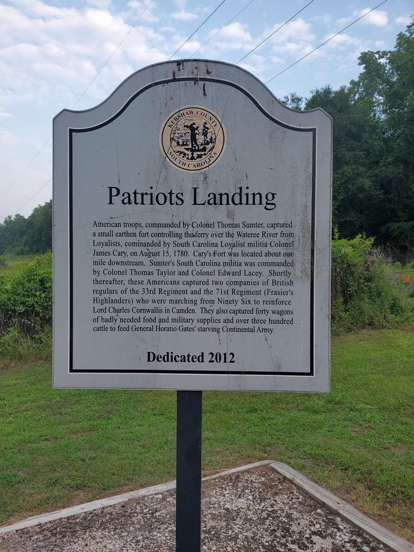 Patriots Landing Marker image. Click for full size.