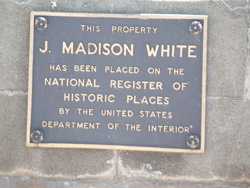 J. Madison White Marker image. Click for full size.