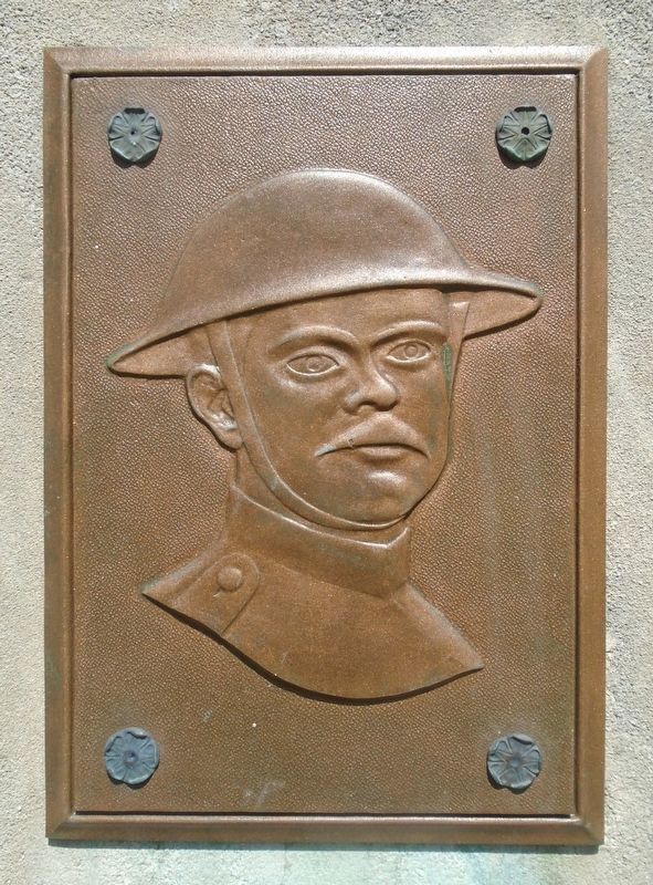 Joyce Kilmer Relief on Memorial. Click for full size. Joyce Kilmer Relief on Memorial image. Click for full size.