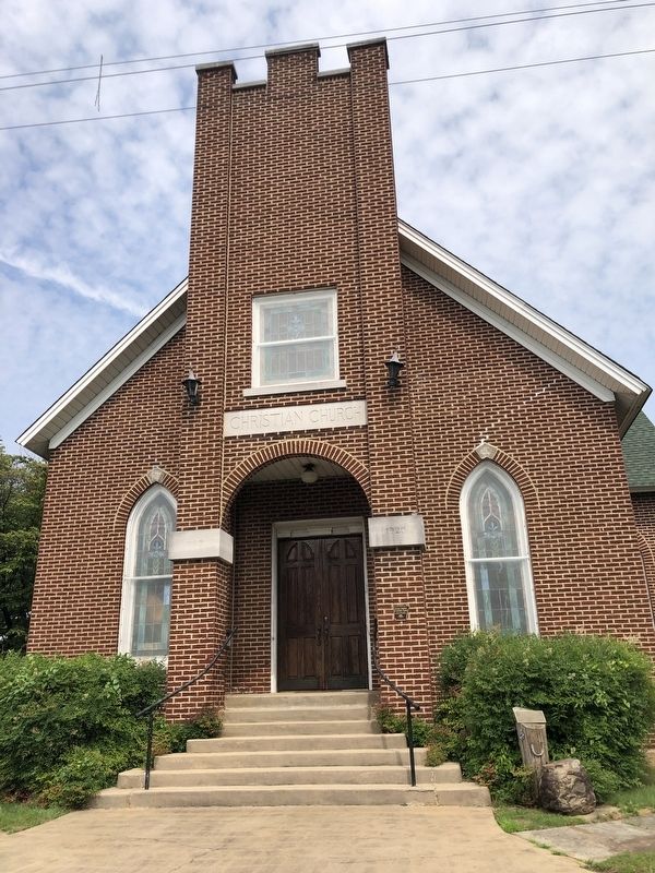 First Christian Church Marker image. Click for full size.