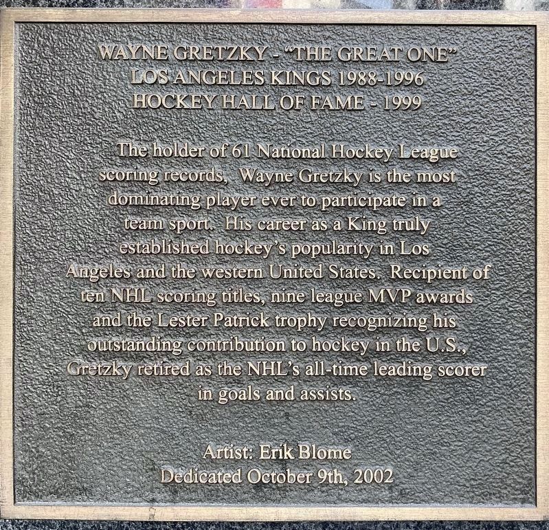 Wayne Gretzky Marker image. Click for full size.