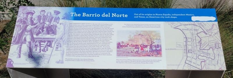 The Barrio del Norte Marker image. Click for full size.