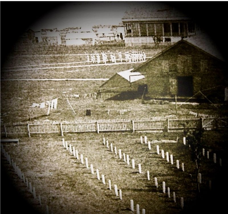 Peary Court Post Cemetery. Click for full size. Peary Court Post Cemetery image. Click for full size.