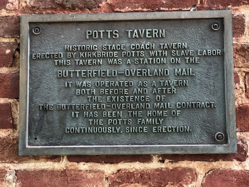 Potts Tavern Marker image. Click for full size.