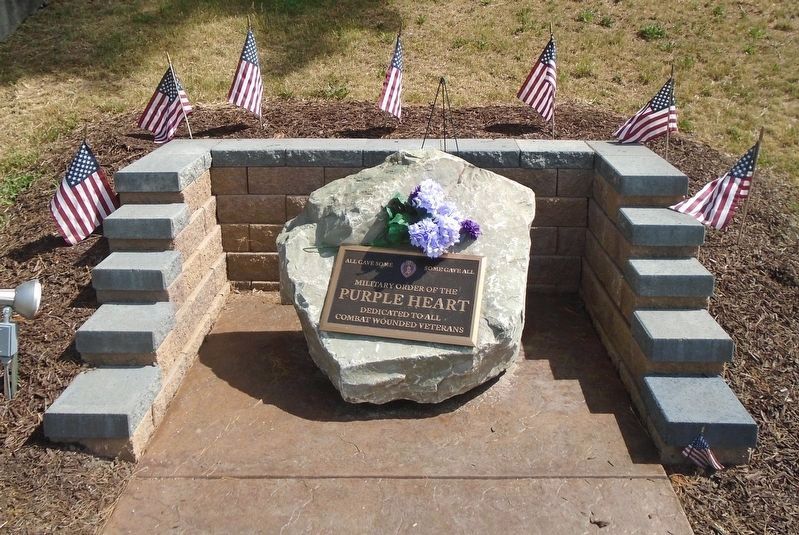 Military Order of the Purple Heart Memorial. Click for full size. Military Order of the Purple Heart Memorial image. Click for full size.