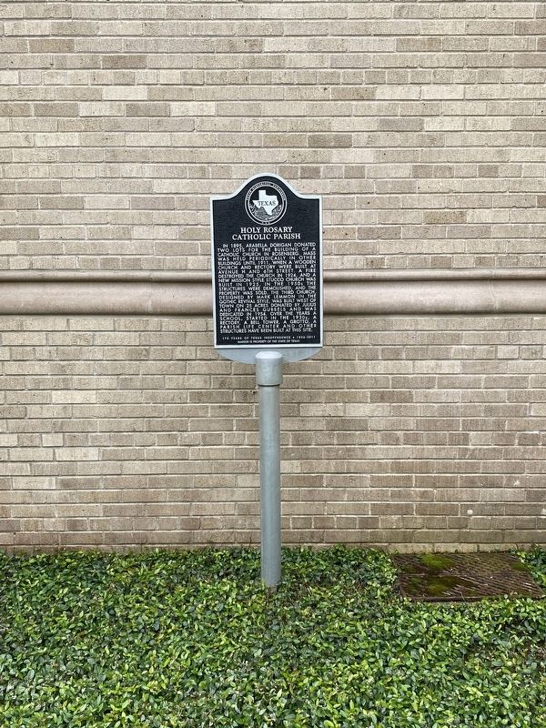 Holy Rosary Catholic Parish Marker image. Click for full size.