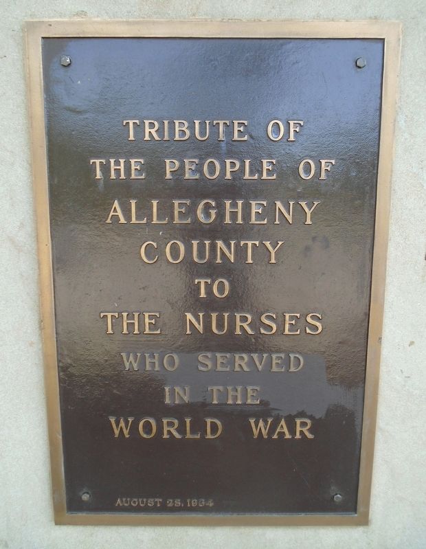 World War Nurses Marker image. Click for full size.