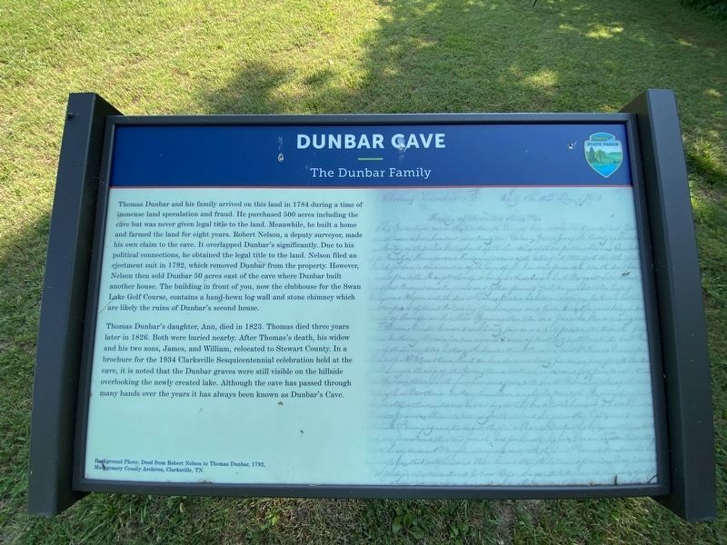 The Dunbar Family Marker image. Click for full size.