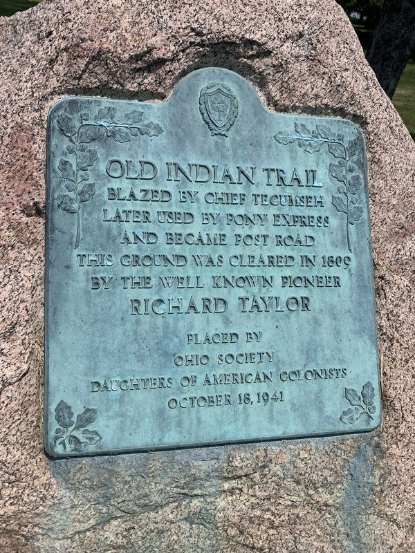 Old Indian Trail Marker. Click for full size. Old Indian Trail Marker image. Click for full size.