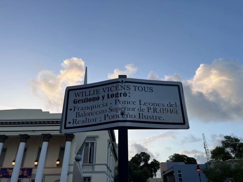 Willie Vinc�ns Tous Marker image. Click for full size.