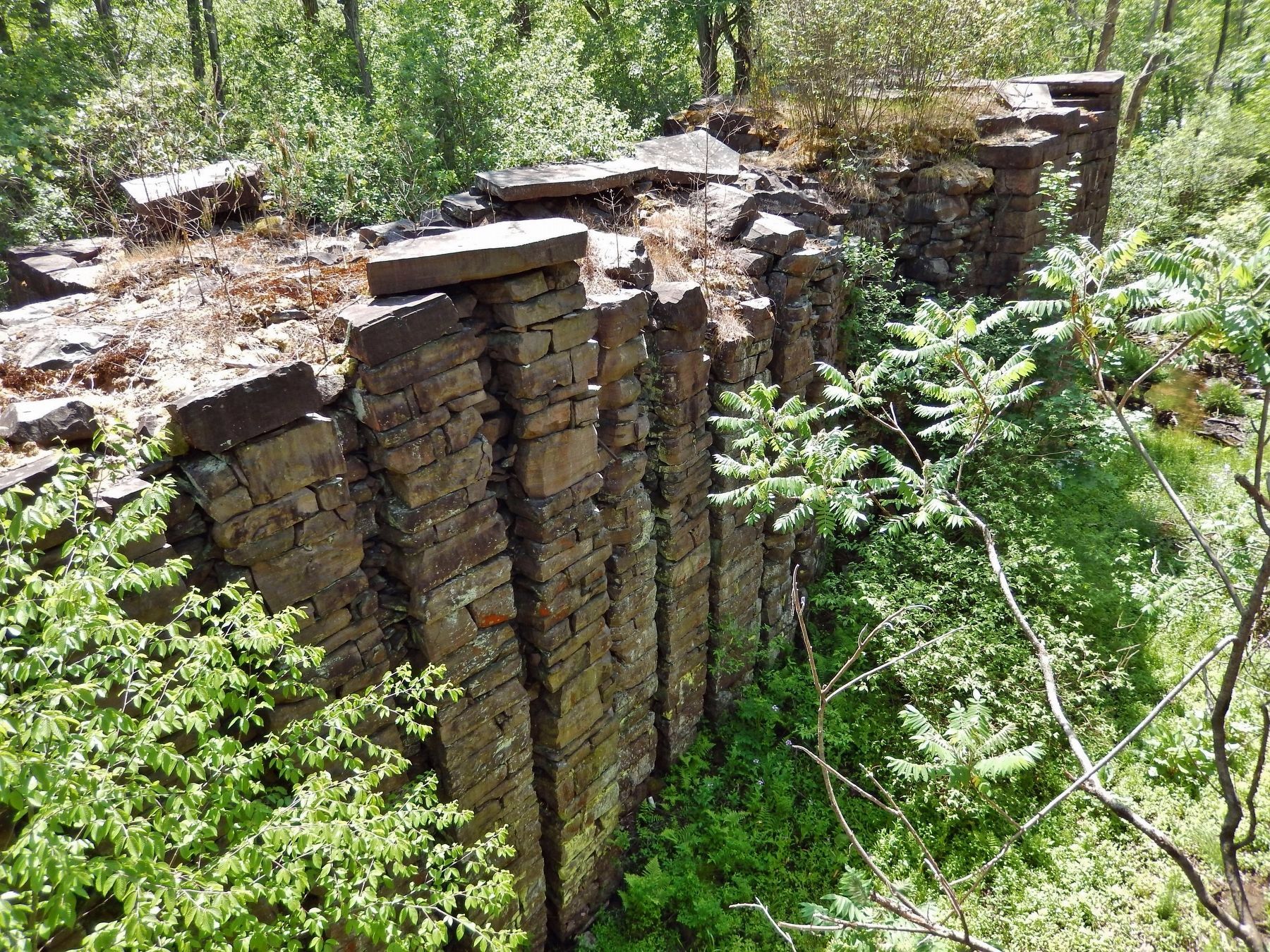 Lehigh Canals Lock 28 Ruins. Click for full size. Lehigh Canals Lock 28 Ruins image. Click for full size.