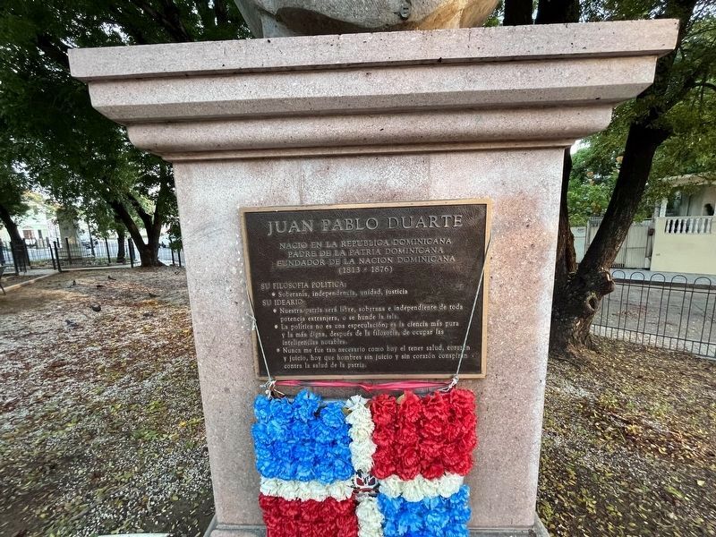 Juan Pablo Duarte Marker. Click for full size. Juan Pablo Duarte Marker image. Click for full size.
