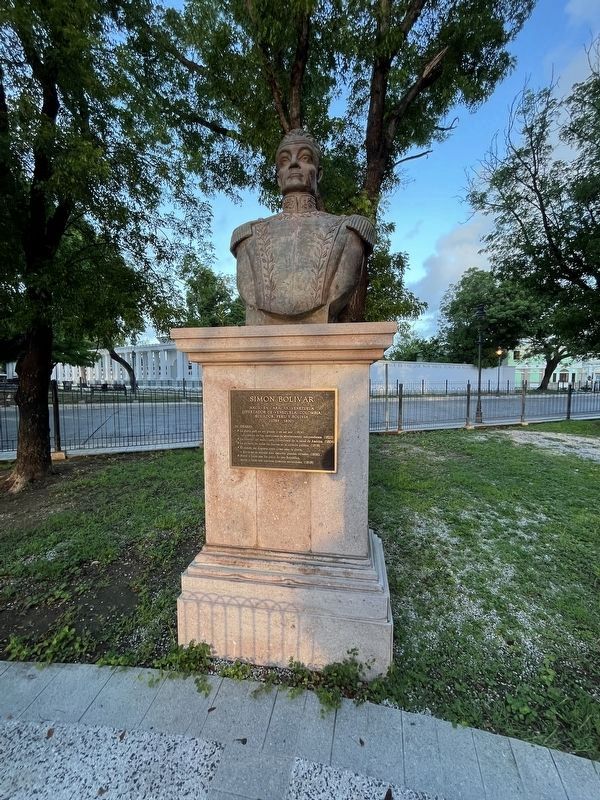 Simon Bolivar Marker. Click for full size. Simon Bolivar Marker image. Click for full size.