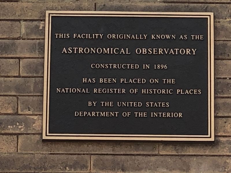 The Astronomical Observatory Marker image. Click for full size.