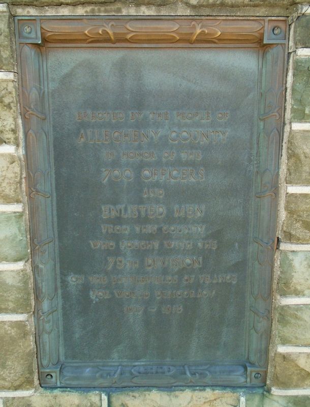 79th Division Marker. Click for full size. 79th Division Marker image. Click for full size.