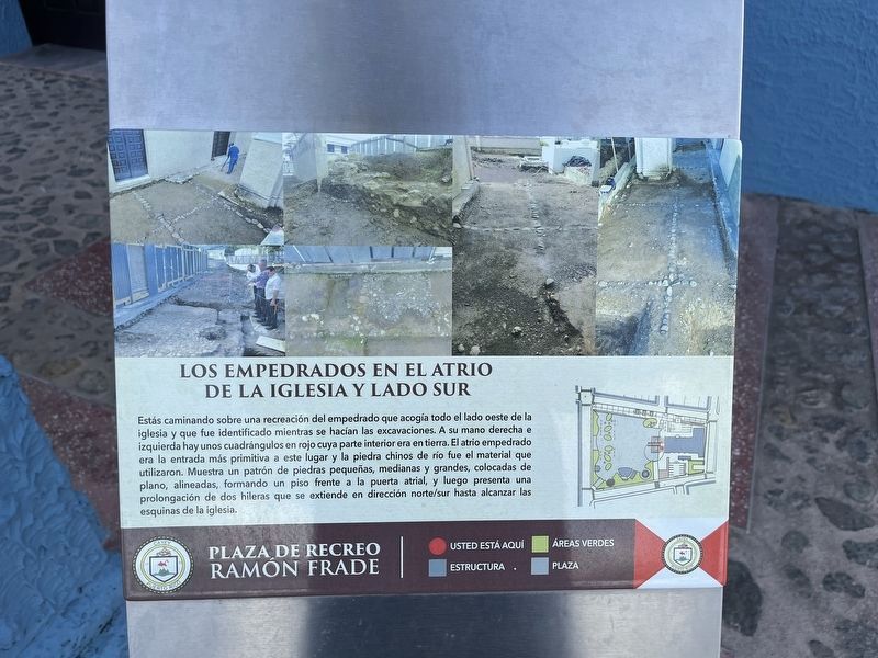 Los Empedrados en el Atrio de la Iglesia y Lado Sur Marker image. Click for full size.