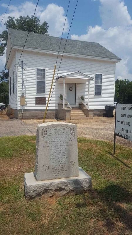 Coosa River Community Memorial. Click for full size. Coosa River Community Memorial image. Click for full size.