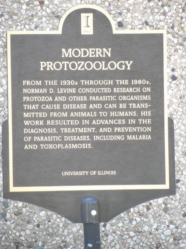 Modern Protozoology Marker. Click for full size. Modern Protozoology Marker image. Click for full size.