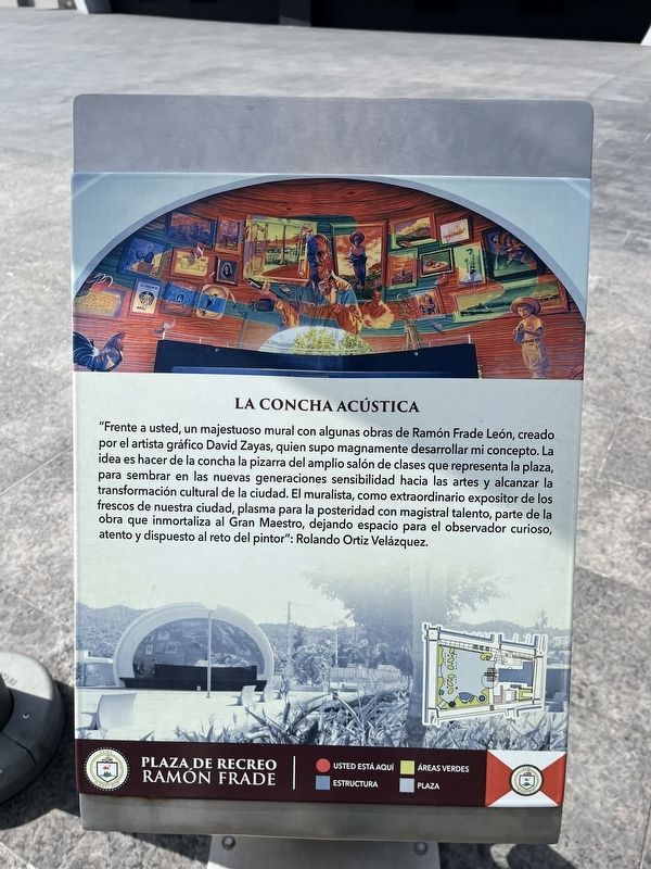 La Concha Acústica Marker. Click for full size. La Concha Acústica Marker image. Click for full size.