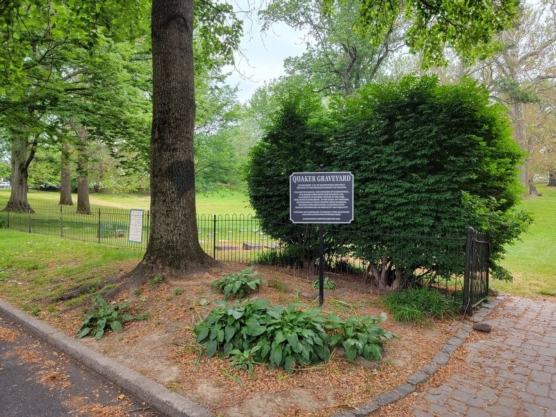 Quaker Graveyard Marker image. Click for full size.