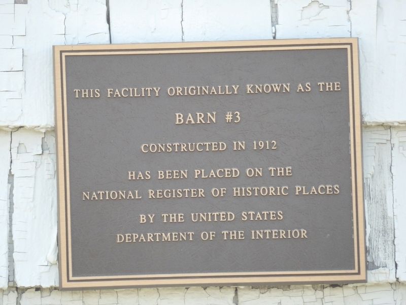 Barn #3 Marker. Click for full size. Barn #3 Marker image. Click for full size.