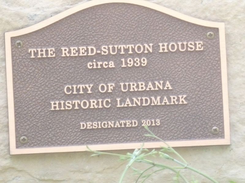 The Reed-Sutton House Marker image. Click for full size.