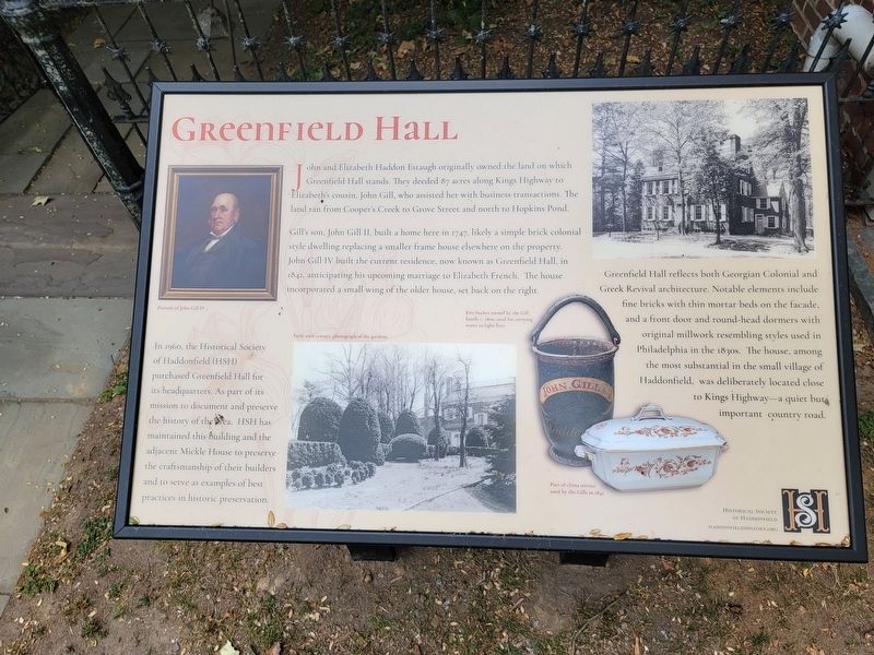 Greenfield Hall Marker image. Click for full size.