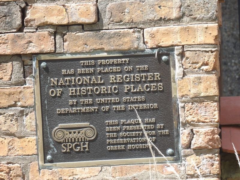 Phi Mu Sorority House Marker image. Click for full size.