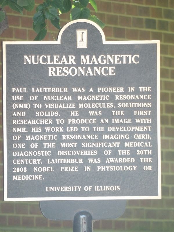 Nuclear Magnetic Resonance Marker image. Click for full size.