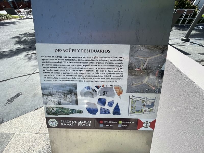 Desagües y Residuarios Marker. Click for full size. Desagües y Residuarios Marker image. Click for full size.