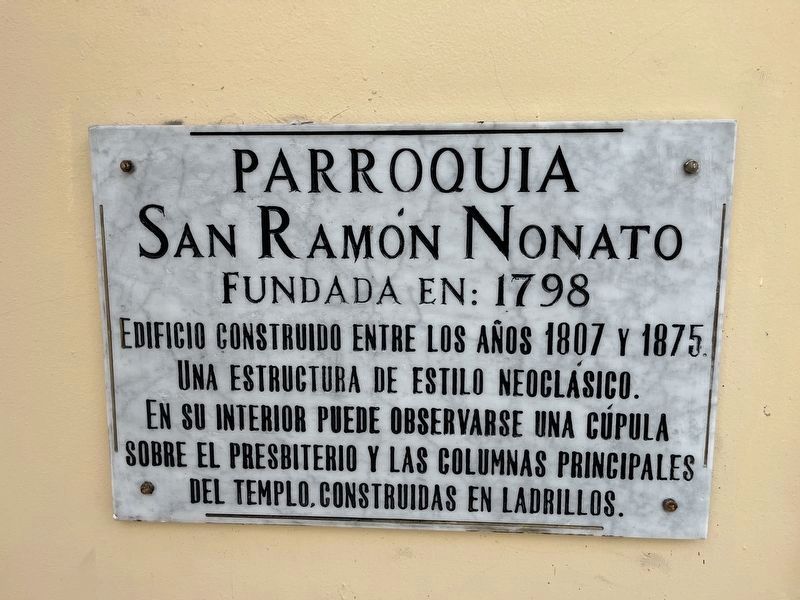 Parroquia San Ramn Nonato Marker image. Click for full size.