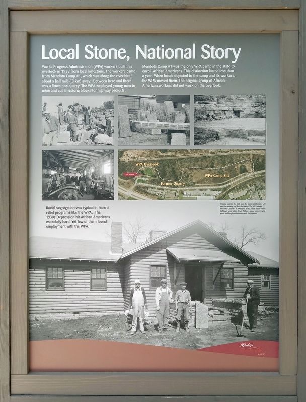 Local Stone, National Story Marker image. Click for full size.