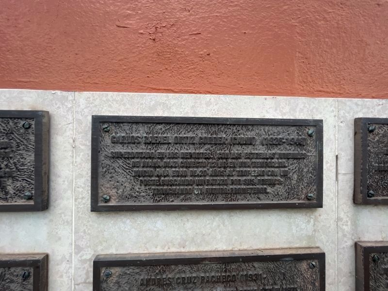 Carlos Rafael Ortiz Correa (Calin) (1925 - 1946) Marker image. Click for full size.