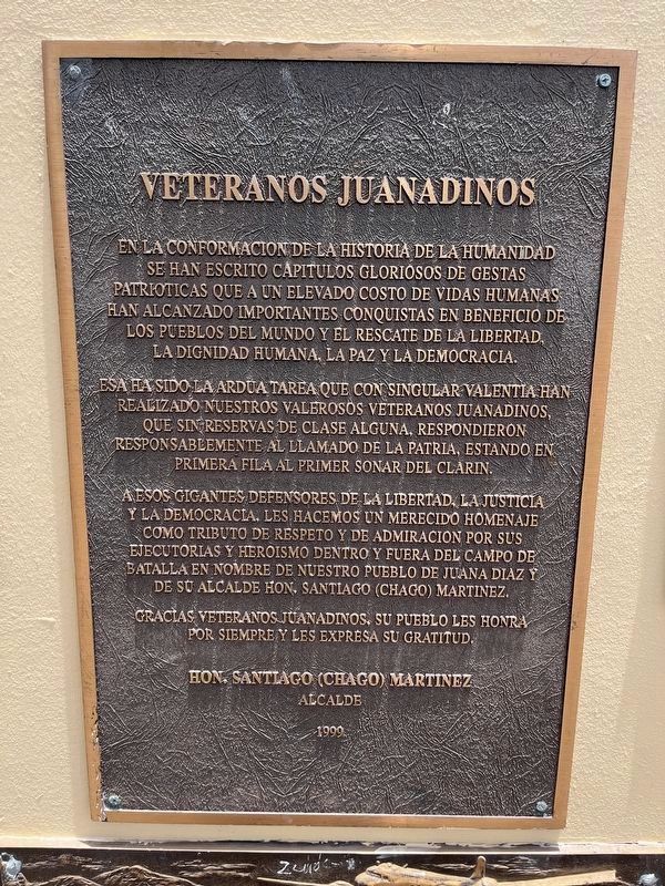 Veteranos Juanadinos Memorial image. Click for full size.